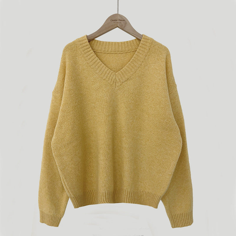 Vellanio™ - Pullover mit V-Ausschnitt für Damen