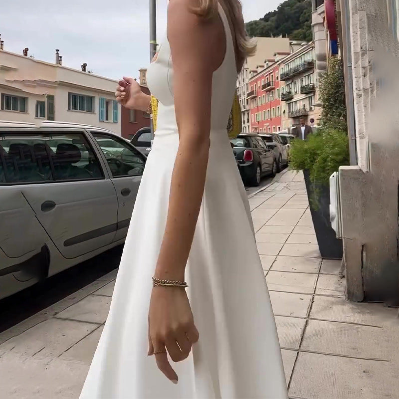 Vellanio™ Square Neck Dress