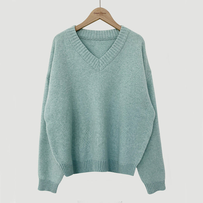 Vellanio™ - Pullover mit V-Ausschnitt für Damen