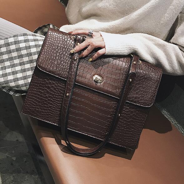 Scaled Leather Bag