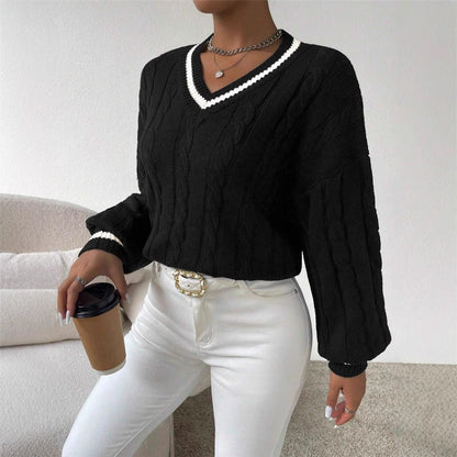 Cable Knit Pullover Sweater