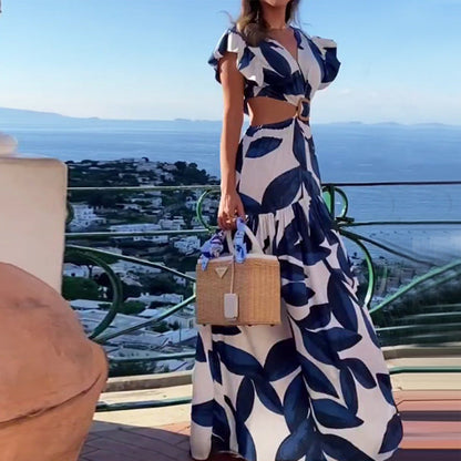Blue Floral Dress