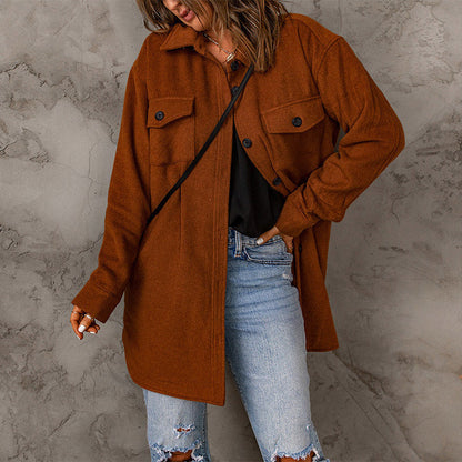 Vellanio™ - Lässiger Wollmantel für Damen