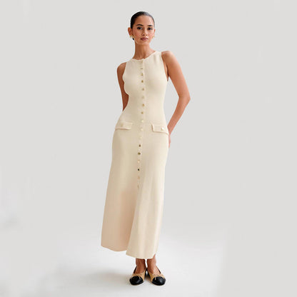 Sleeveless Knitted Dress