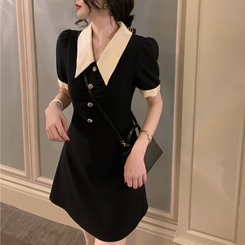 Vellanio™ Vintage-Waist Kleid