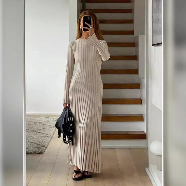 French Ribbed Dress