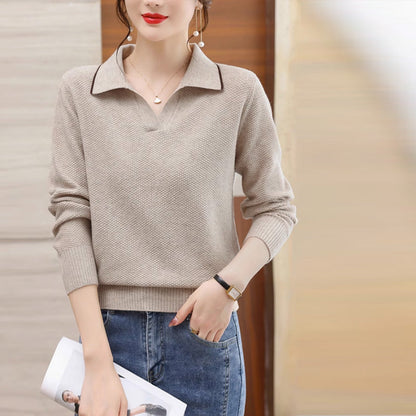 Collared Polo Sweater