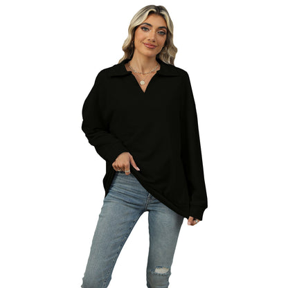 Vellanio™ Damen V-Neck Langarmtop