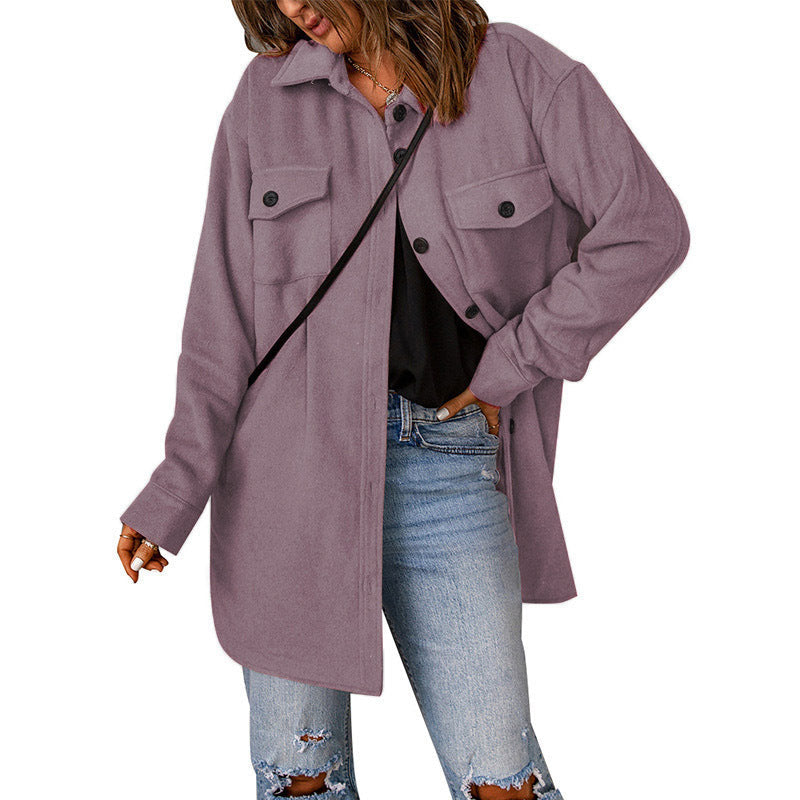 Vellanio™ - Lässiger Wollmantel für Damen