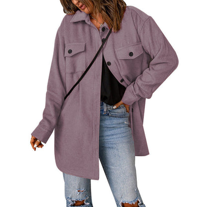 Vellanio™ - Lässiger Wollmantel für Damen