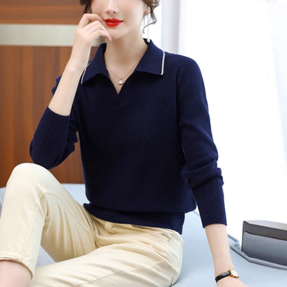 Collared Polo Sweater