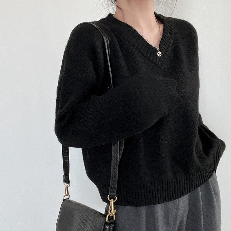 Vellanio™ - Pullover mit V-Ausschnitt für Damen