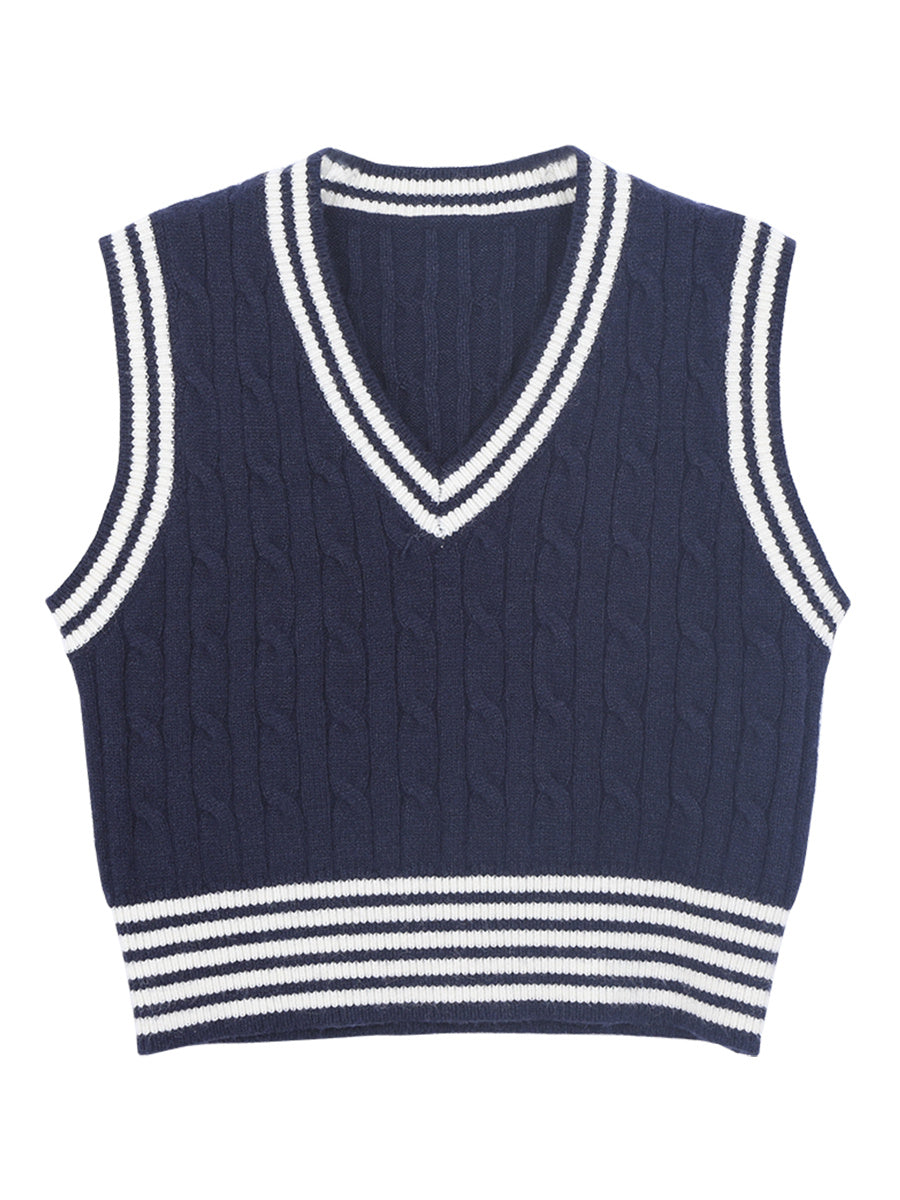 Vellanio™ - Striped Pullover Vest