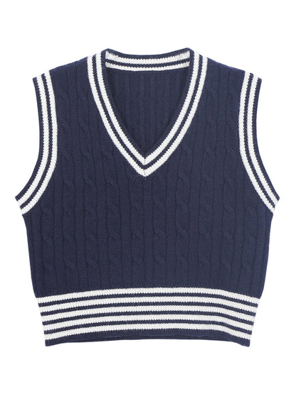 Vellanio™ - Striped Pullover Vest