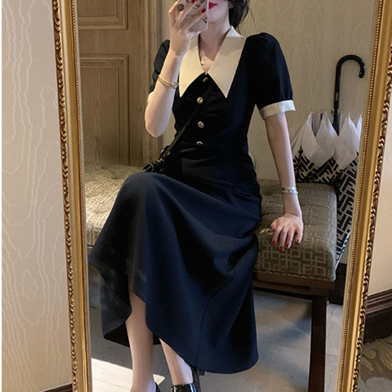 Vellanio™ Vintage-Waist Kleid
