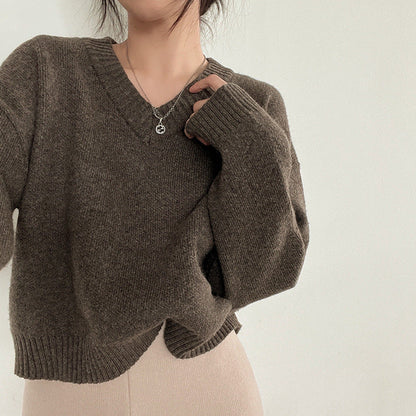 Vellanio™ - Pullover mit V-Ausschnitt für Damen