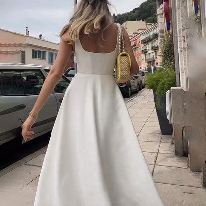 Vellanio™ Square Neck Dress