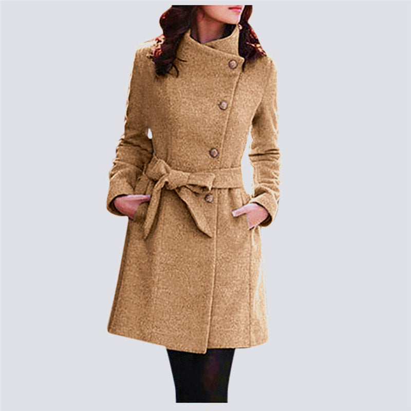 Vellanio™ - Langer Mantel für Damen