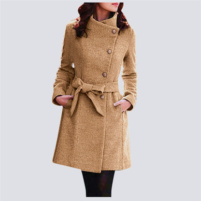 Vellanio™ - Langer Mantel für Damen