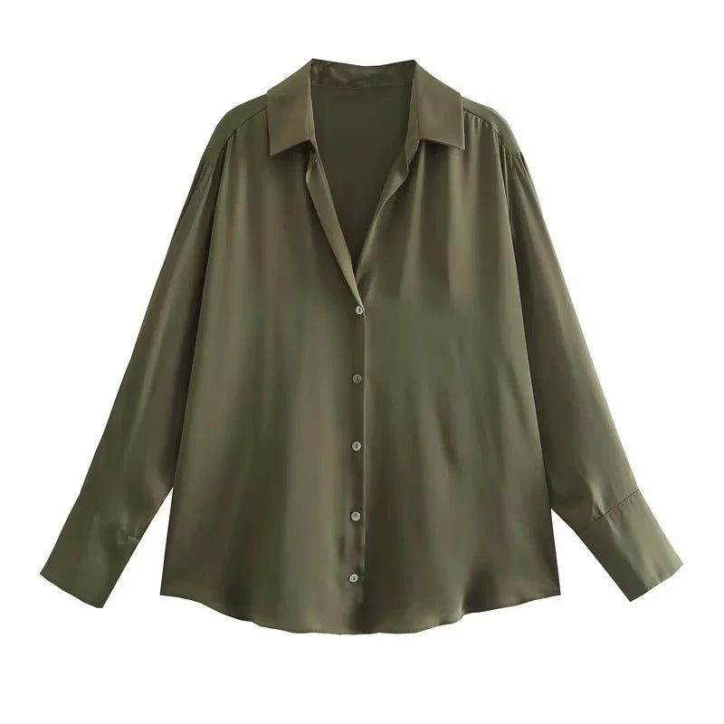 Women's Classic Silk Shirt