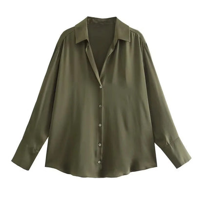 Women's Classic Silk Shirt