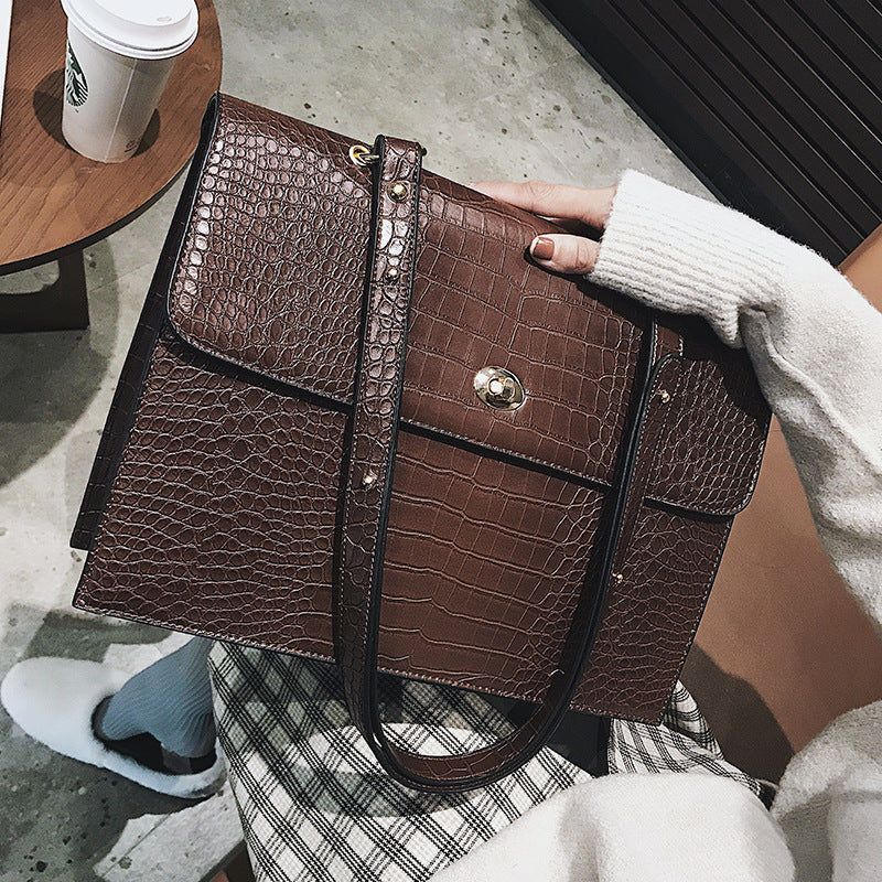 Scaled Leather Bag