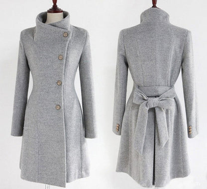 Vellanio™ - Langer Mantel für Damen