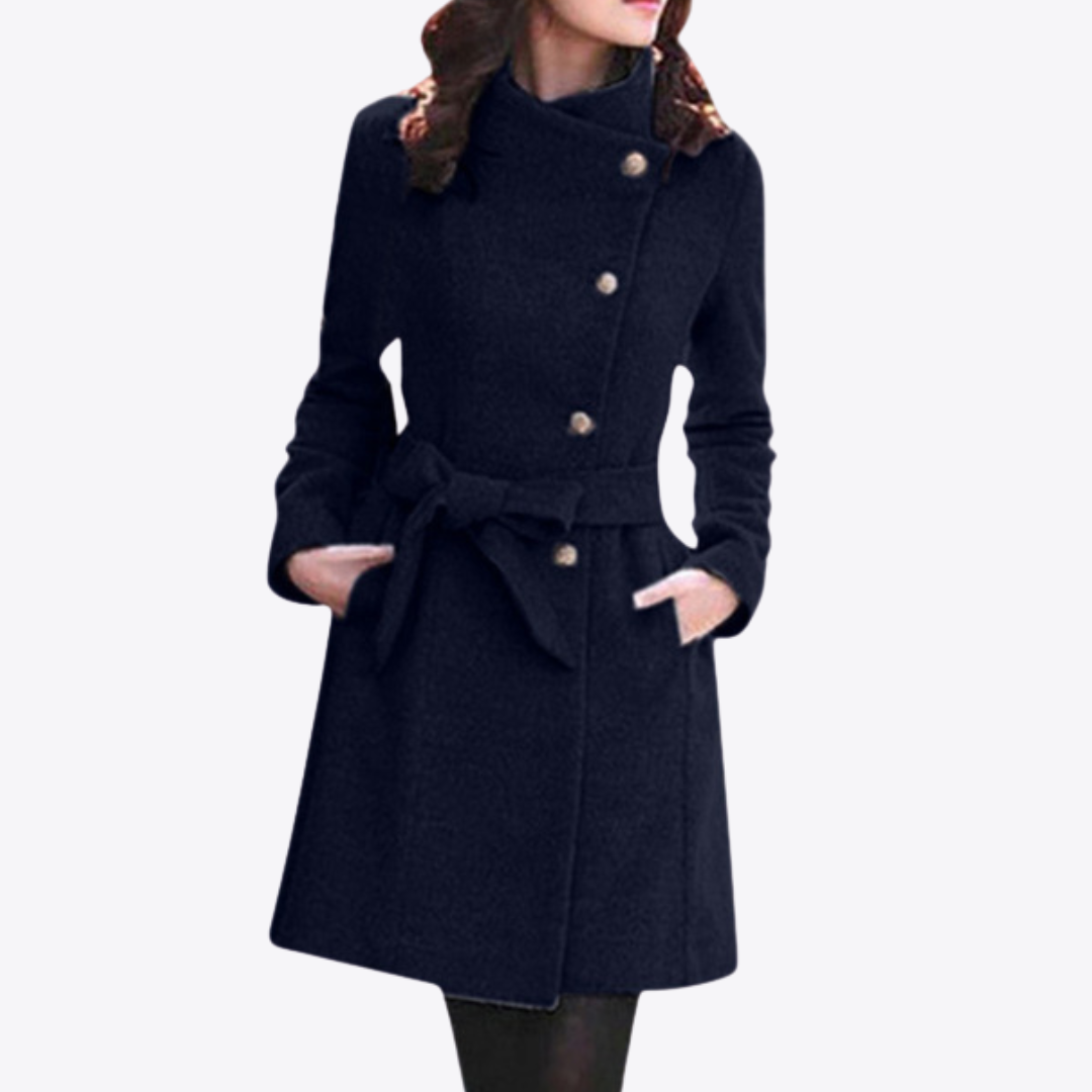 Vellanio™ - Langer Mantel für Damen