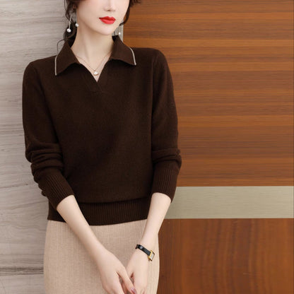 Collared Polo Sweater