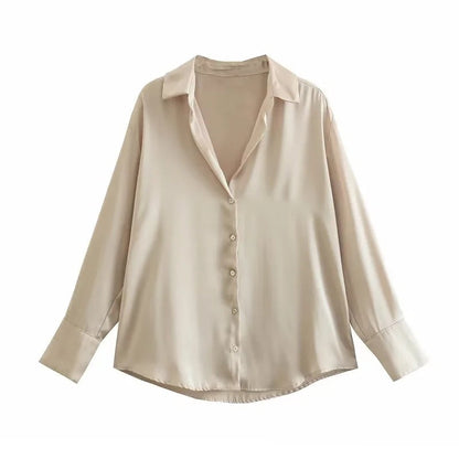 Women's Classic Silk Shirt