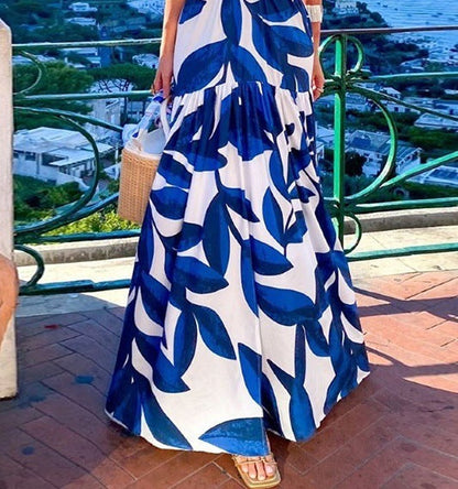 Blue Floral Dress