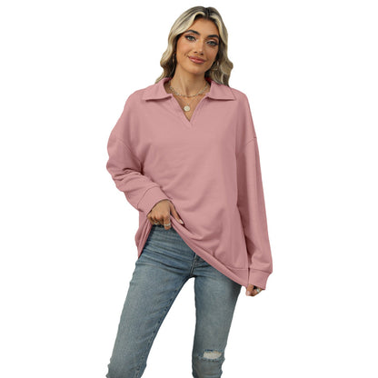 Vellanio™ Damen V-Neck Langarmtop