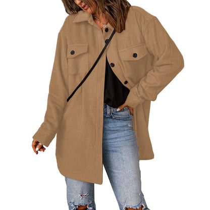 Vellanio™ - Lässiger Wollmantel für Damen