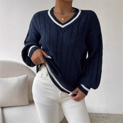 Cable Knit Pullover Sweater