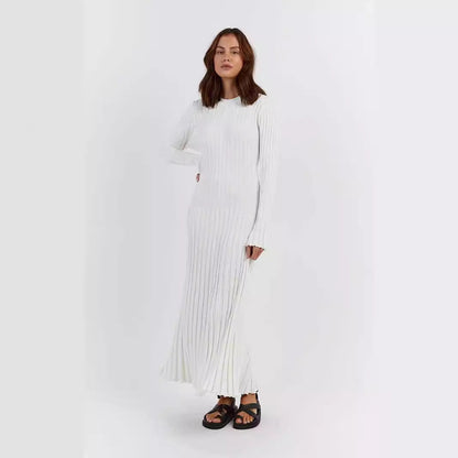 Long Pleated Dress