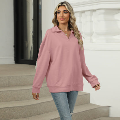 Vellanio™ Damen V-Neck Langarmtop